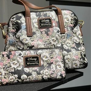 Loungefly purse and wallet